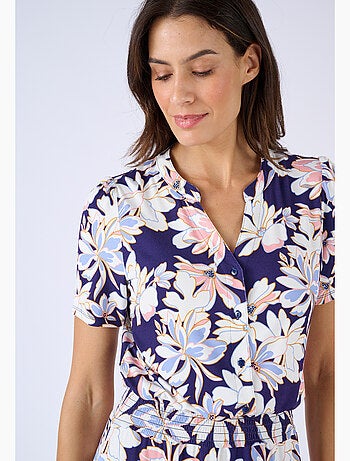 Robe maille smockée - Damart