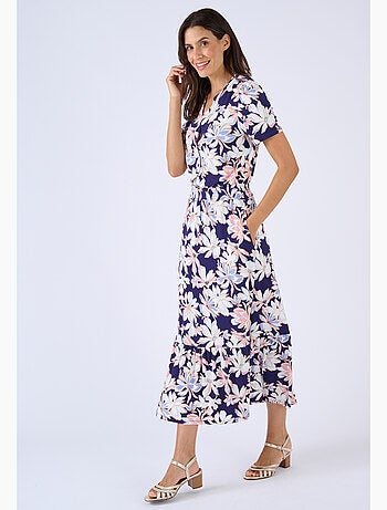 Robe maille smockée - Damart