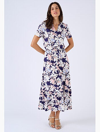 Robe maille smockée - Damart