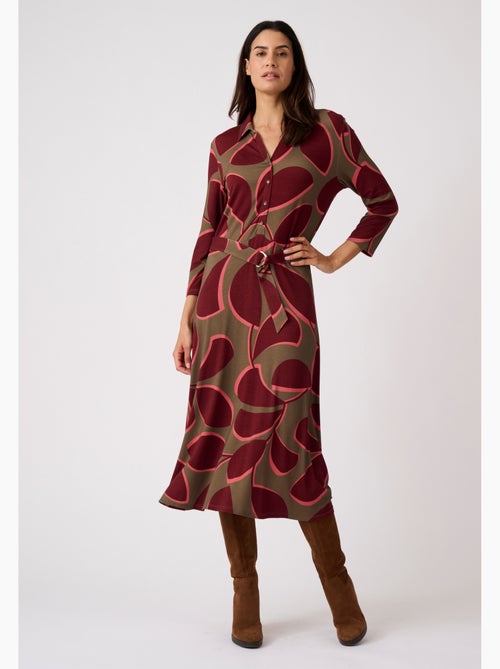 Robe maille stretch évasée - Damart - Kiabi Robe maille stretch évasée - Damart - Kiabi