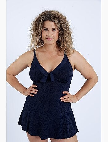 Robe maillot imprimé peau de bête