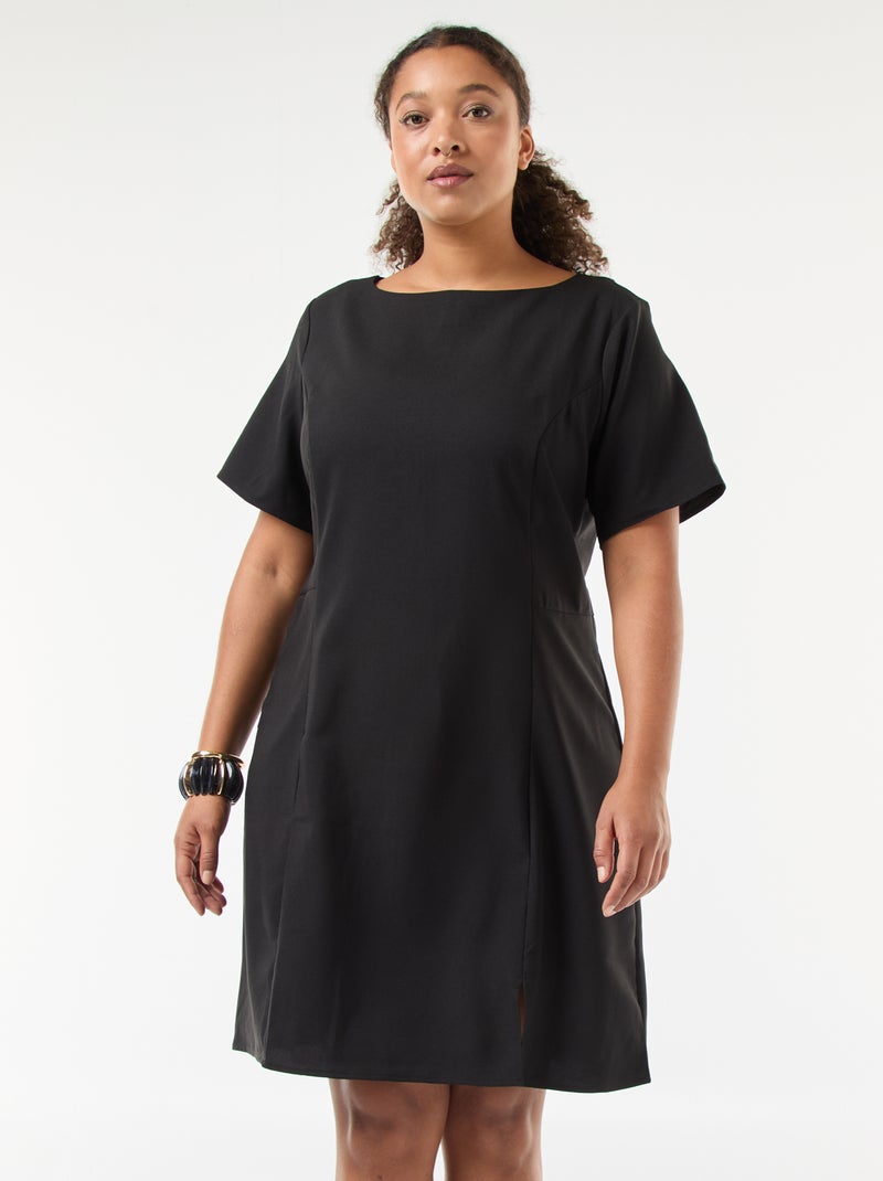 Robe VERO MODA Noire Taille M Manches Mi-longues Poches