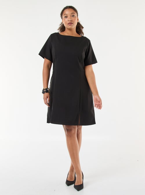 Robe manche courte 'Vero Moda' unie - Kiabi