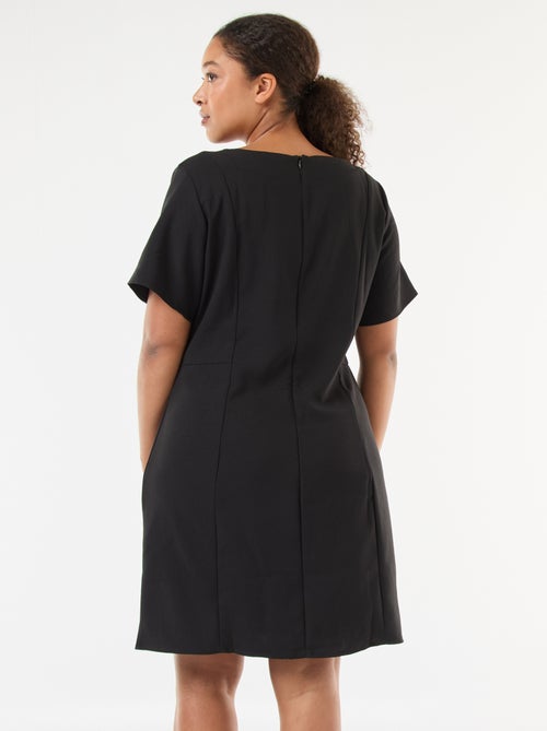 Robe manche courte 'Vero Moda' unie - Kiabi