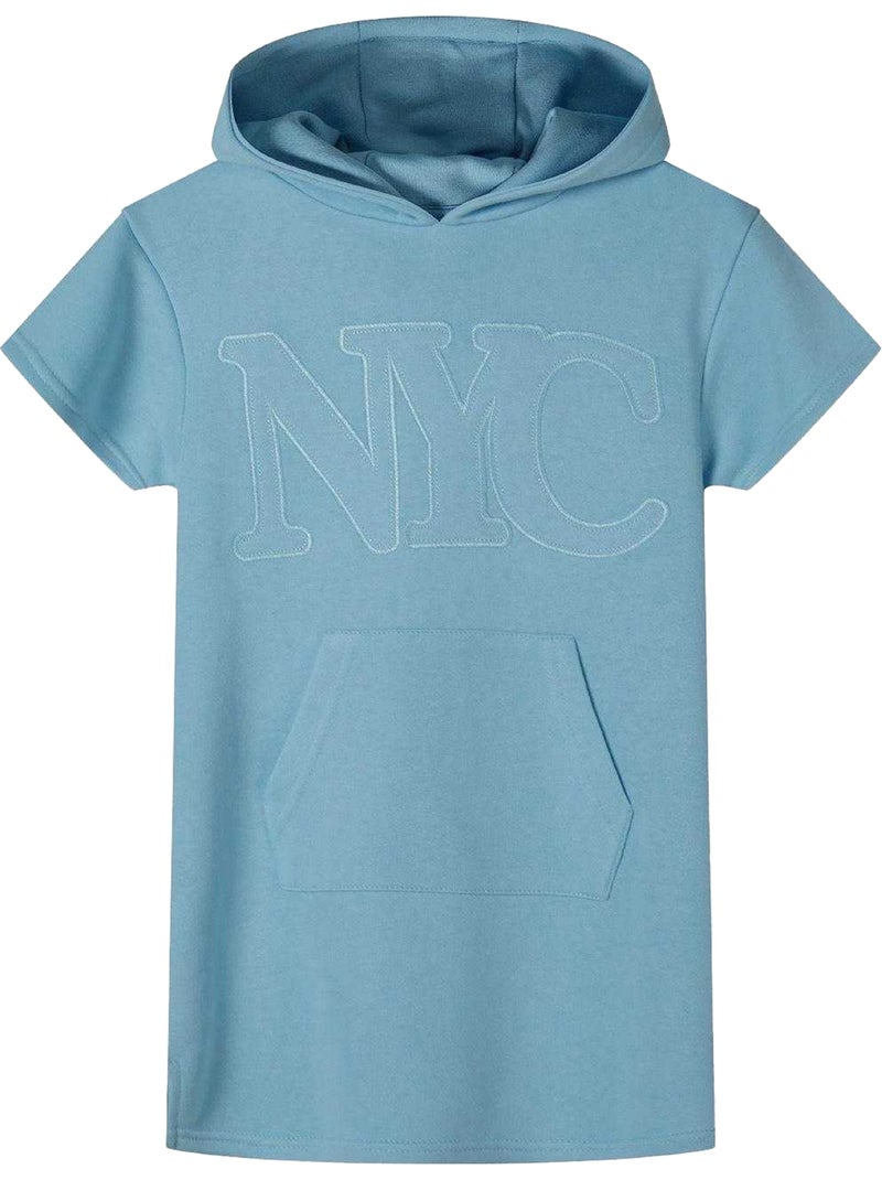 Robe manches courtes - minoti Bleu clair - Kiabi