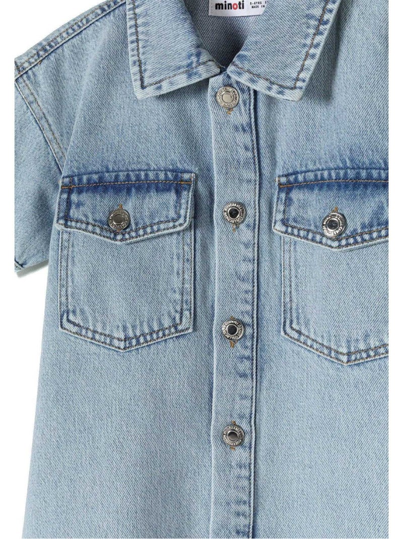 Robe manches courtes - minoti Bleu clair - Kiabi