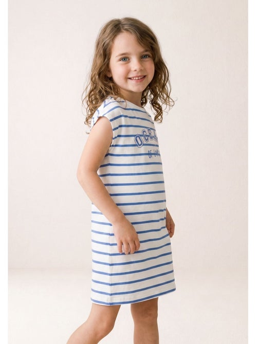 Robe manches courtes - terre de marins - Kiabi Robe manches courtes - terre de marins - Kiabi
