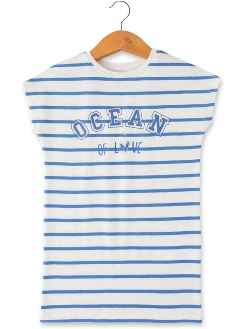 Robe manches courtes - terre de marins - Kiabi Robe manches courtes - terre de marins - Kiabi