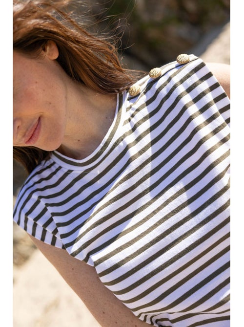 Robe manches courtes - terre de marins - Kiabi