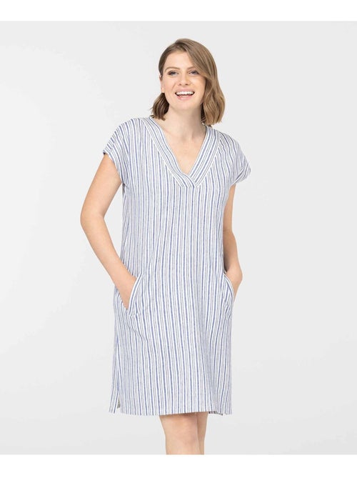 Robe manches courtes - terre de marins - Kiabi