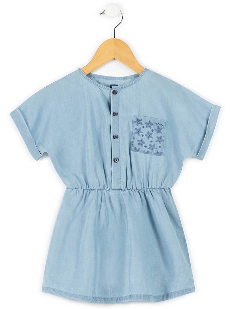 Robe manches courtes - Terre de Marins Bleu - Kiabi
