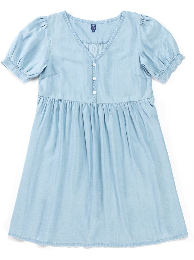 Robe manches courtes - terre de marins Bleu jean - Kiabi