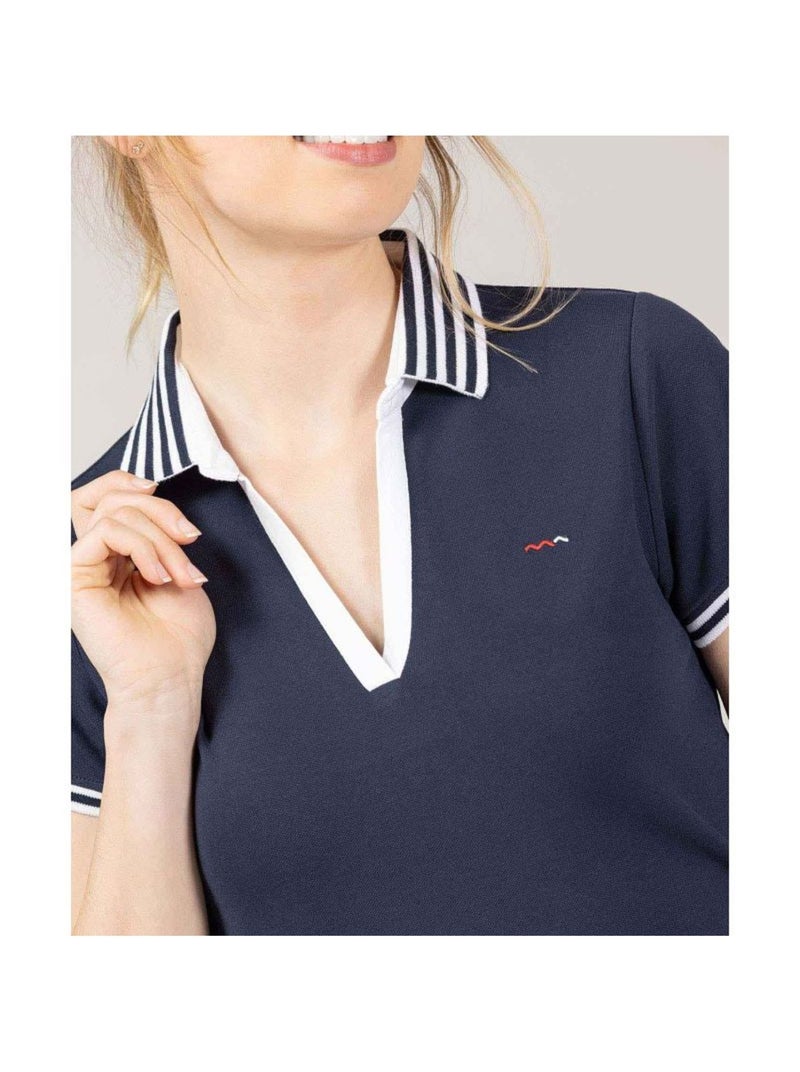 Robe manches courtes - Terre de Marins Bleu marine - Kiabi