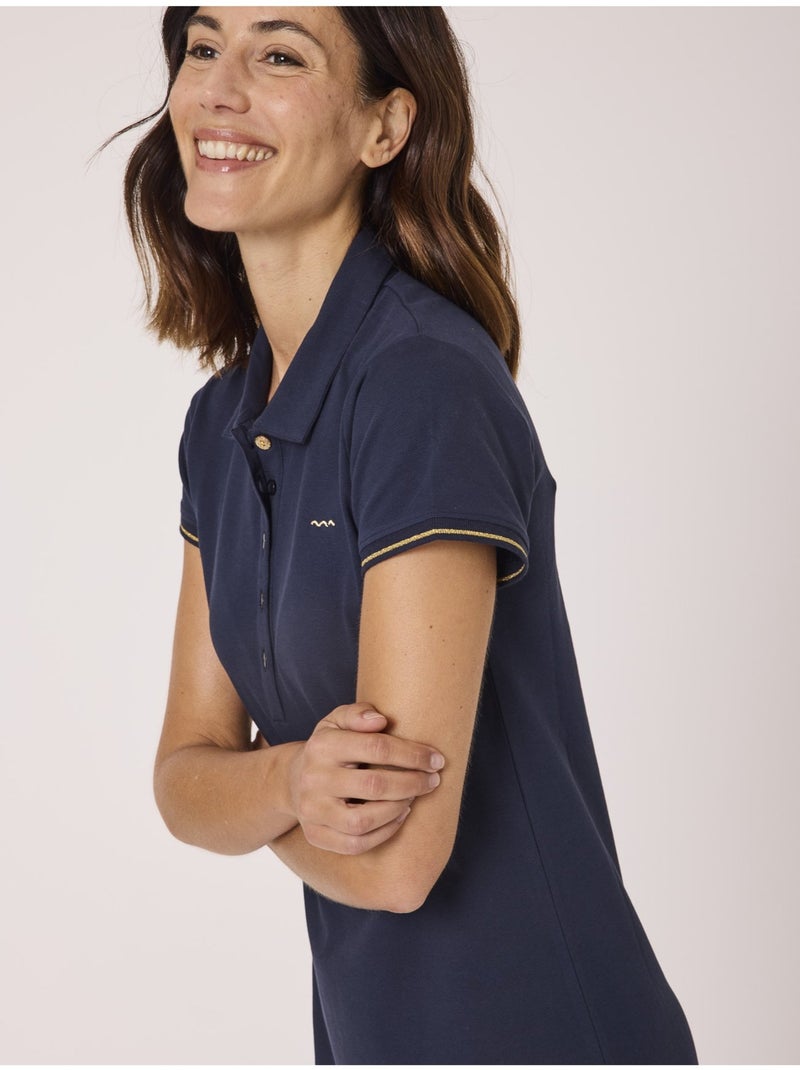 Robe manches courtes - Terre de Marins Bleu - Kiabi