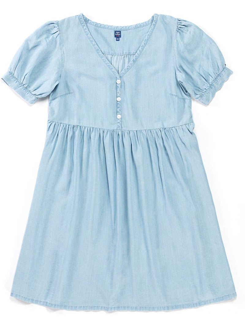 Robe manches courtes - Terre de Marins Bleu - Kiabi