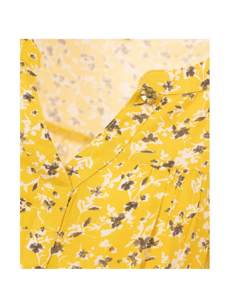 Robe manches courtes - Terre de Marins Jaune - Kiabi