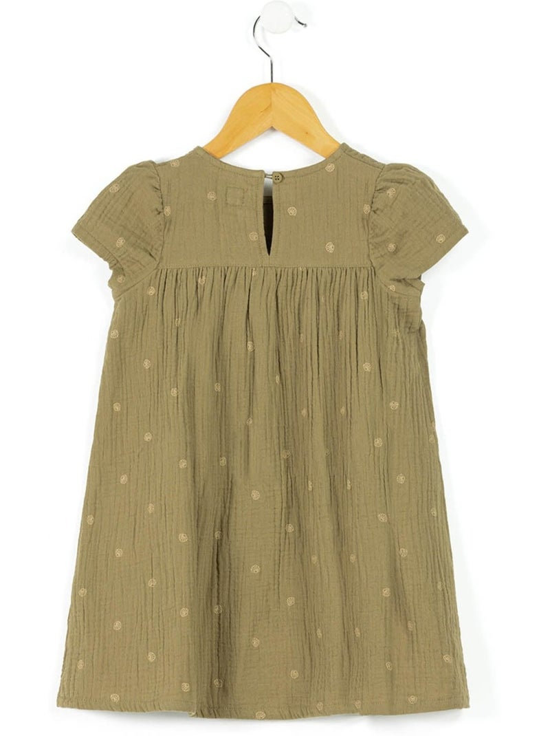 Robe manches courtes - terre de marins Kaki - Kiabi
