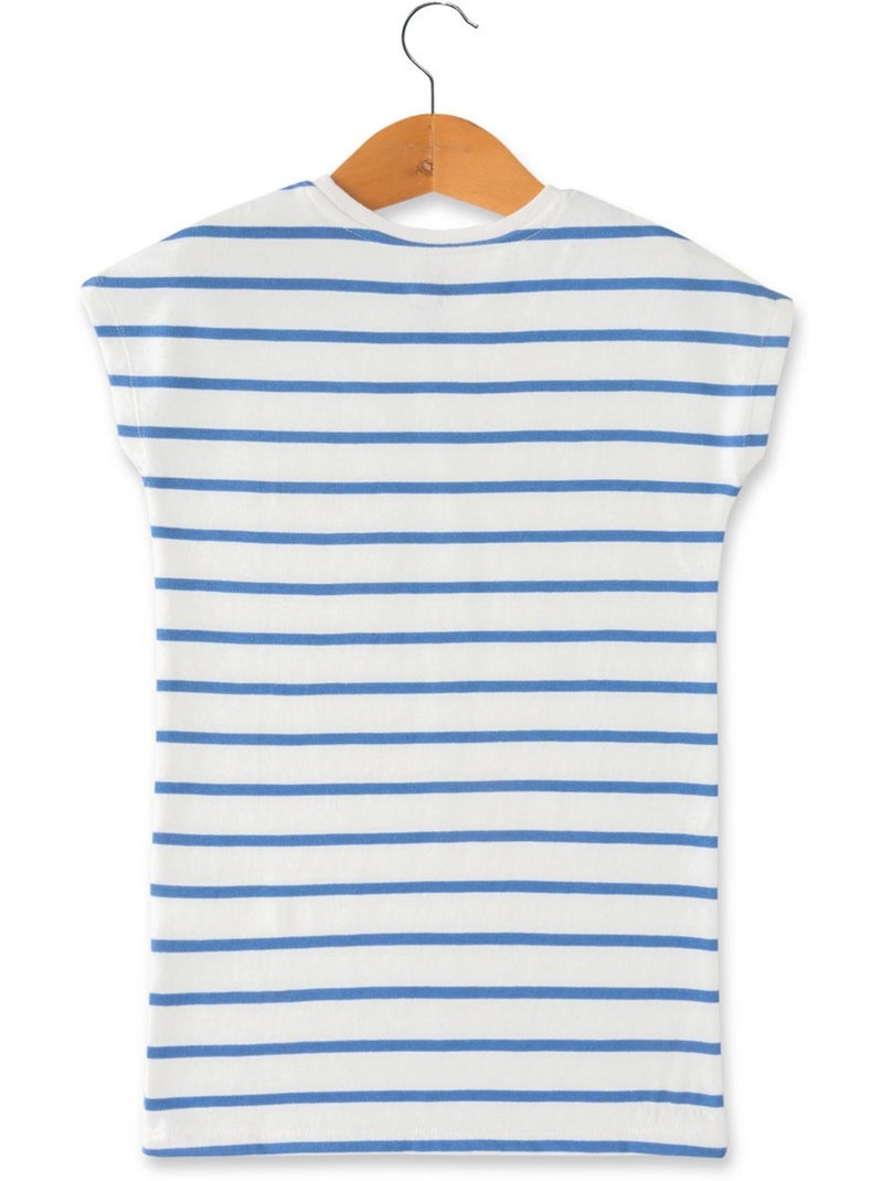 Robe manches courtes - Terre de Marins Multicolore - Kiabi