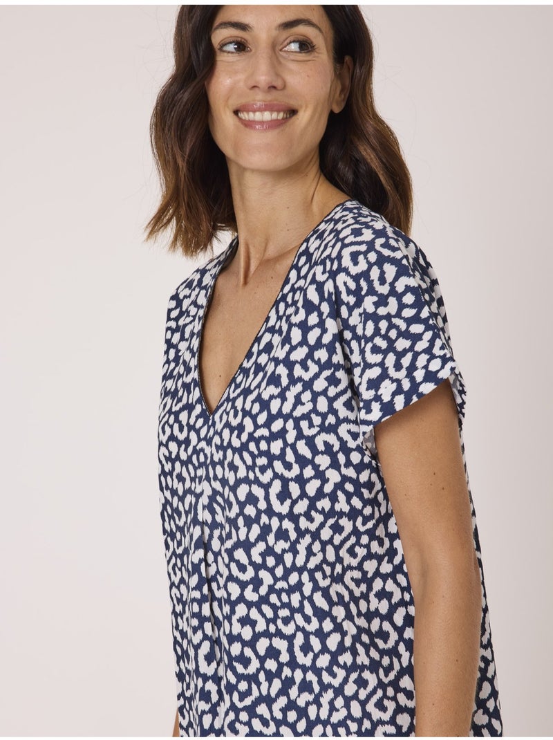 Robe manches courtes - Terre de Marins Multicolore - Kiabi