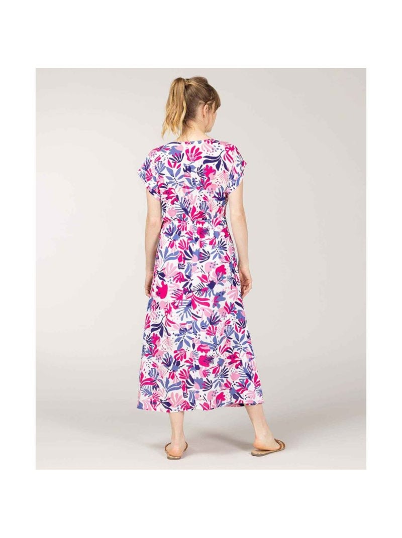 Robe manches courtes - Terre de Marins Multicolore - Kiabi