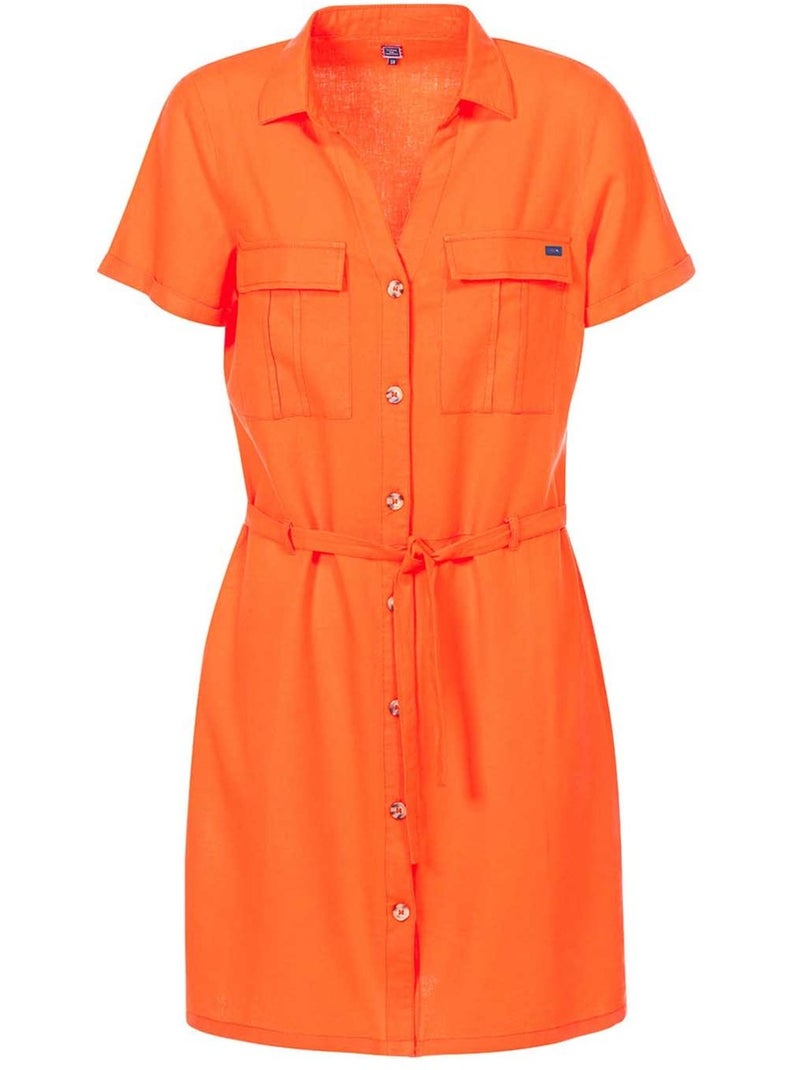 Robe manches courtes - Terre de Marins Rouge - Kiabi