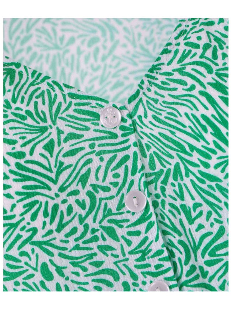 Robe manches courtes - Terre de Marins Vert - Kiabi