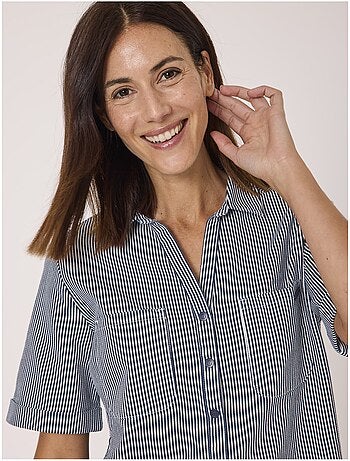 Robe manches courtes 100% coton - Terre de Marins