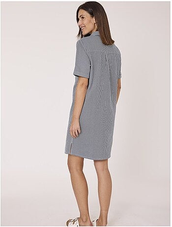 Robe manches courtes 100% coton - Terre de Marins