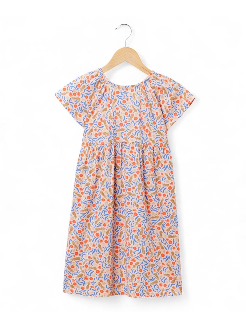 Robe manches courtes 100% coton - Terre de Marins Rose - Kiabi