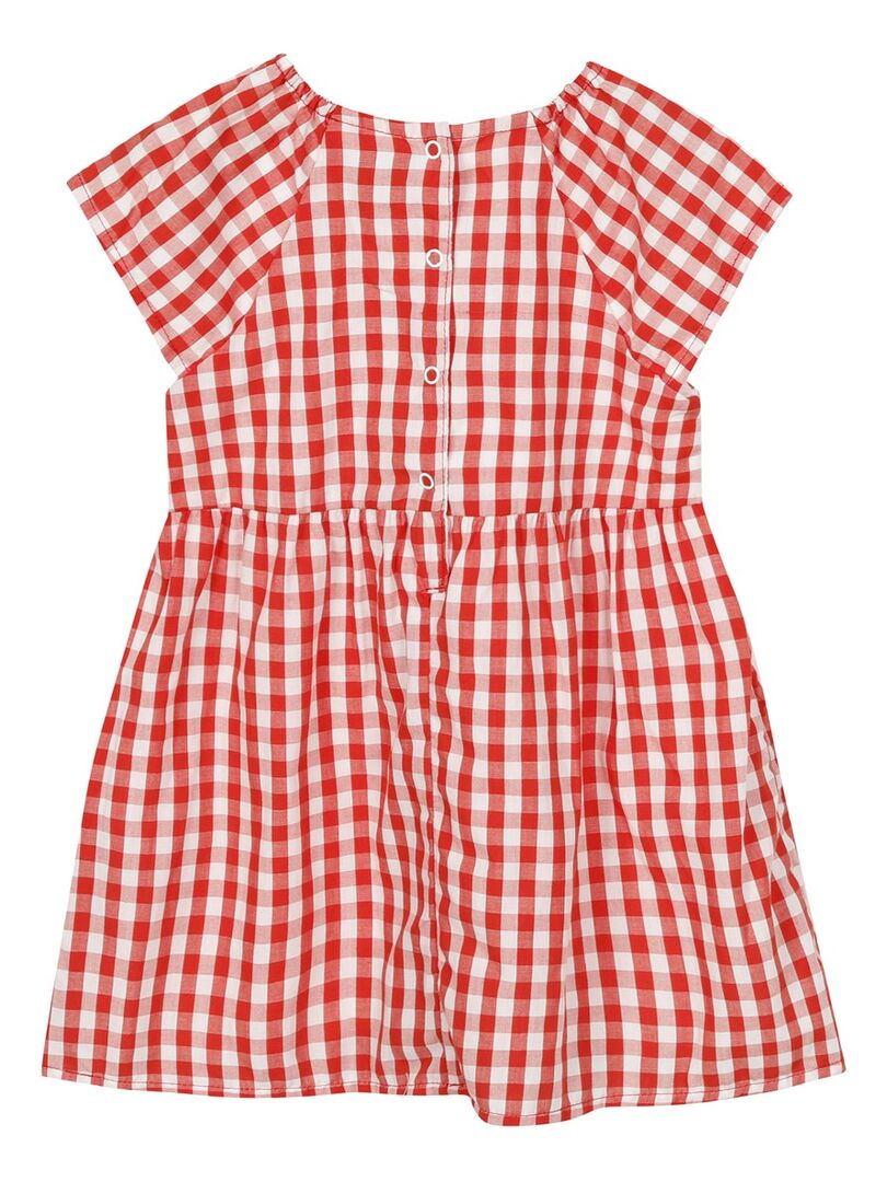 Robe courte à manches ruchées | Rouge | Tommy Hilfiger