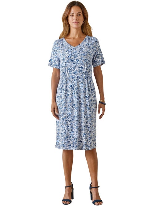 Robe manches courtes en maille - DAXON - Kiabi