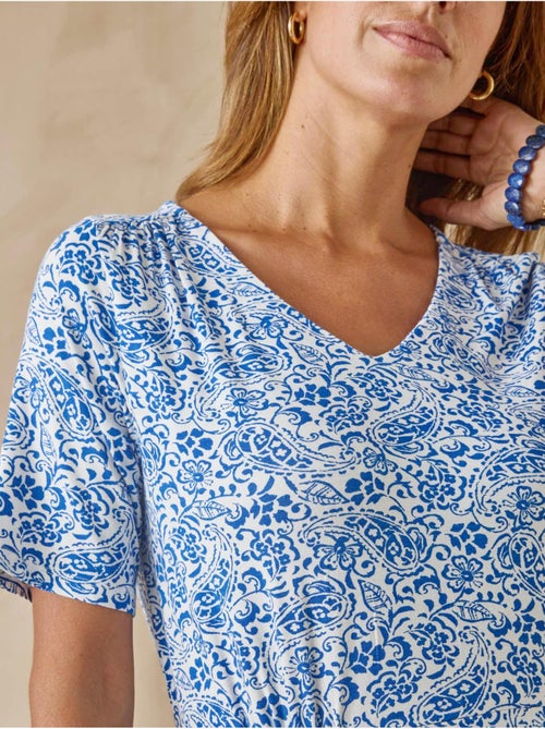 Robe manches courtes en maille - DAXON - Kiabi