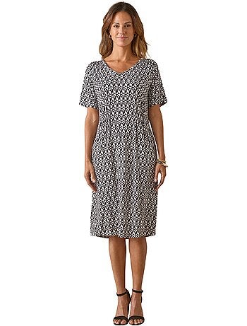 Robe manches courtes en maille - DAXON
