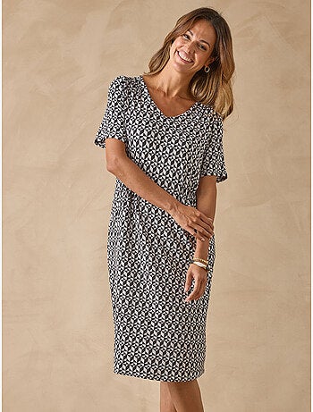 Robe manches courtes en maille - DAXON