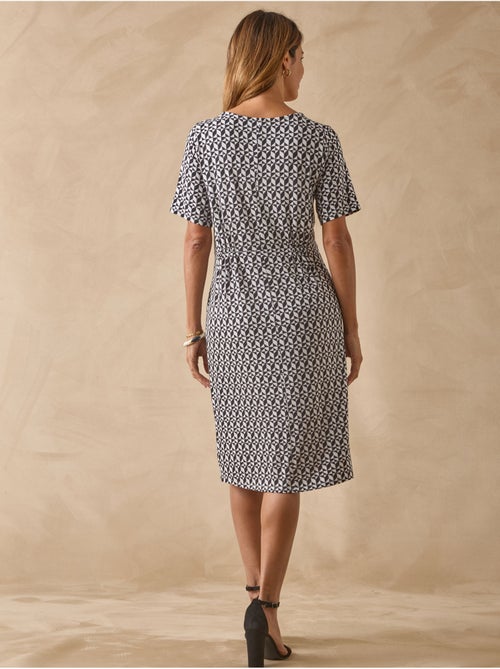 Robe manches courtes en maille - DAXON - Kiabi