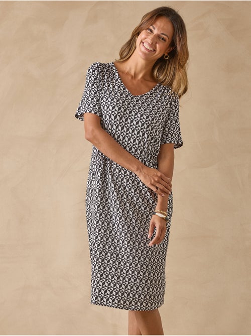Robe manches courtes en maille - DAXON - Kiabi