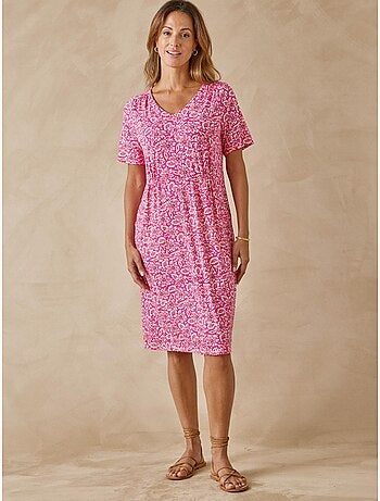 Robe manches courtes en maille - DAXON