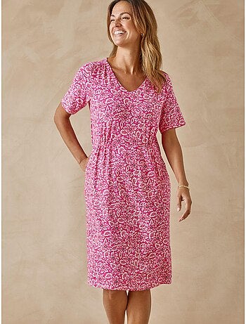 Robe manches courtes en maille - DAXON