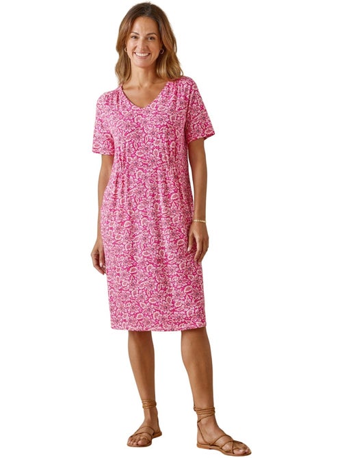 Robe manches courtes en maille - DAXON - Kiabi