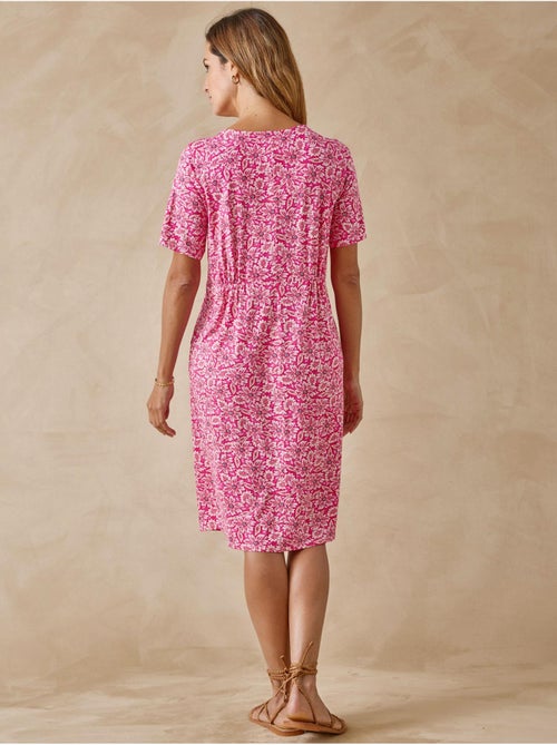 Robe manches courtes en maille - DAXON - Kiabi