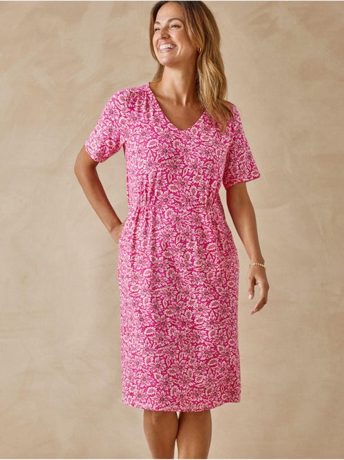 Robe manches courtes en maille - DAXON - Kiabi