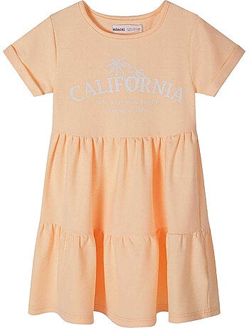 Robe manches courtes motif/style texte - minoti