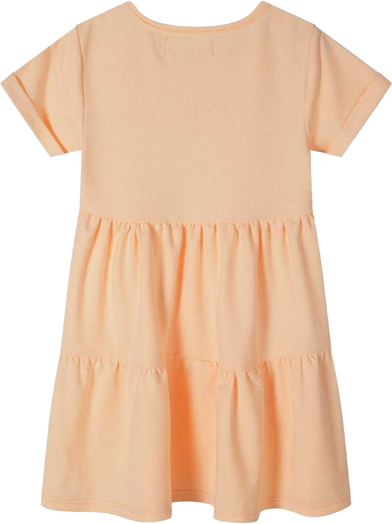 Robe manches courtes motif/style texte - minoti Orange - Kiabi