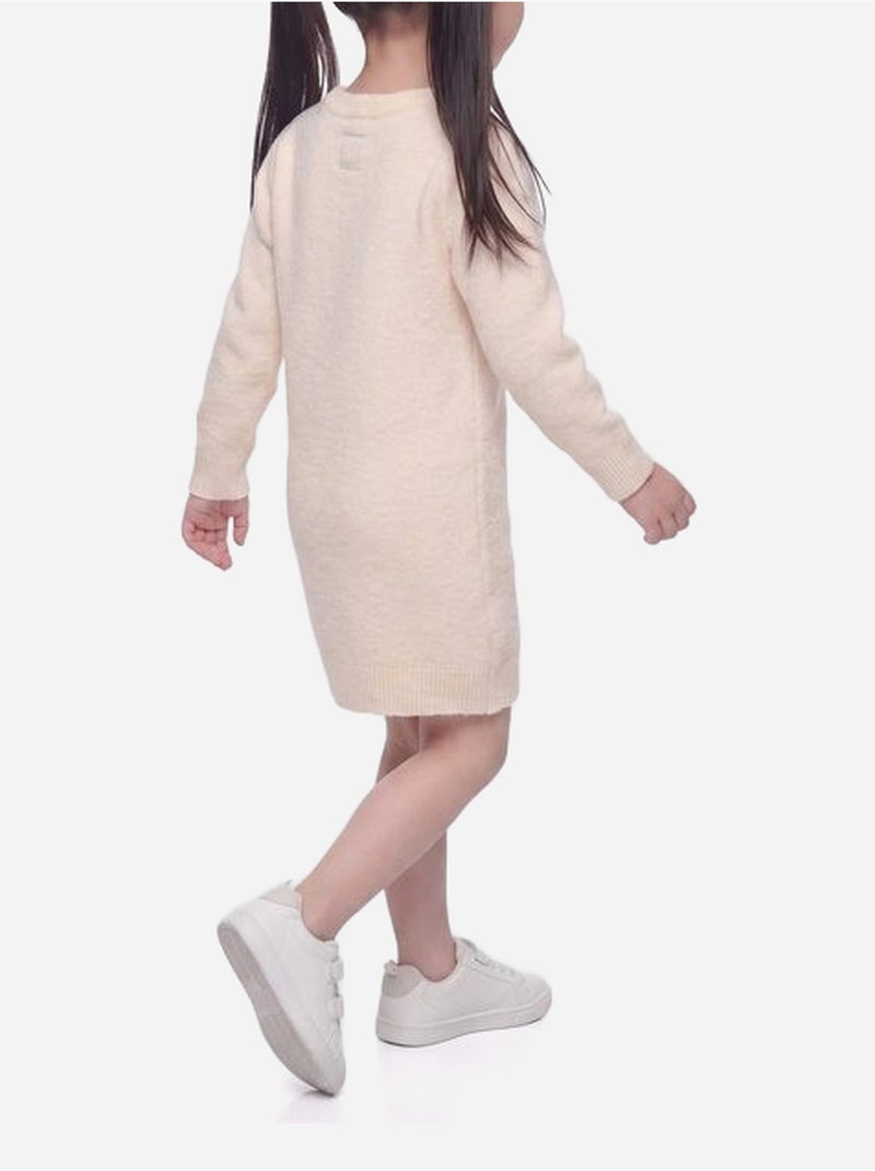 Robe manches longues - guess kids Beige - Kiabi