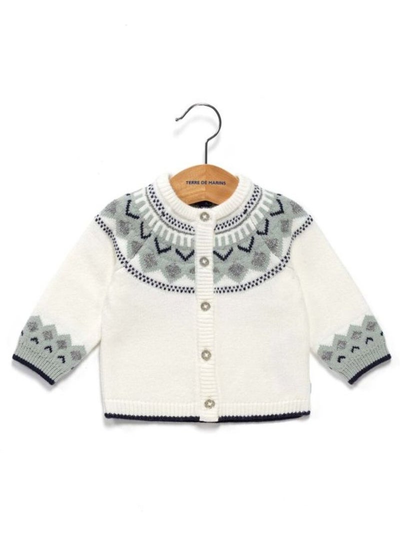 Robe manches longues - Terre de Marins Blanc - Kiabi