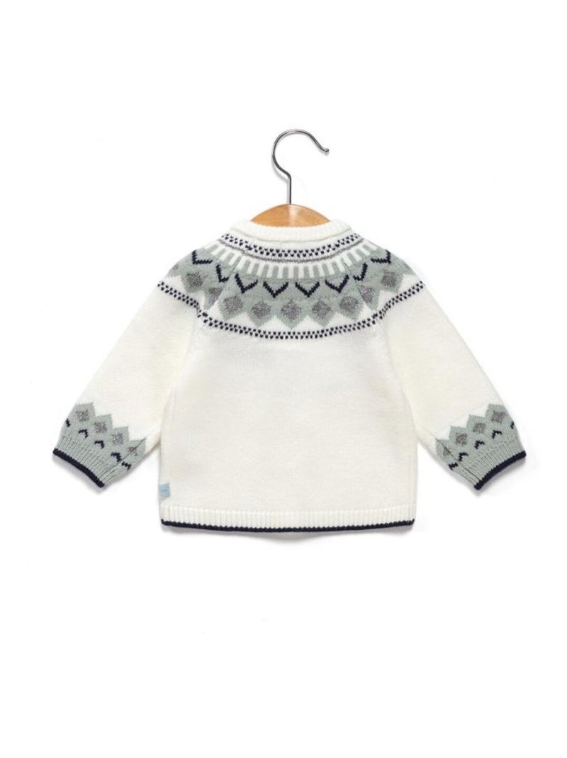 Robe manches longues - Terre de Marins Blanc - Kiabi