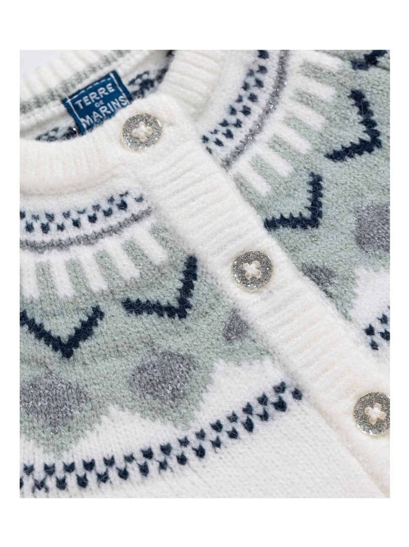 Robe manches longues - Terre de Marins Blanc - Kiabi