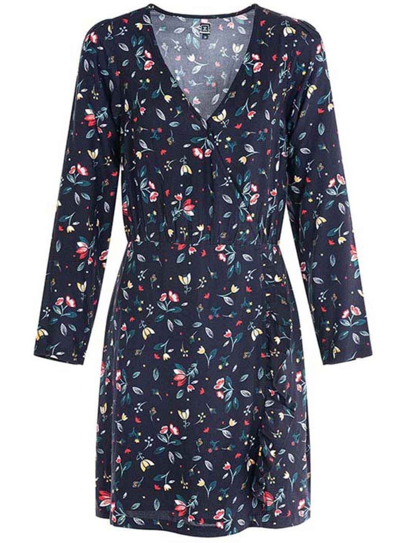 Robe manches longues - terre de marins Bleu foncé - Kiabi