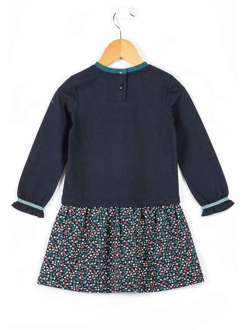 Robe manches longues - terre de marins Bleu marine - Kiabi