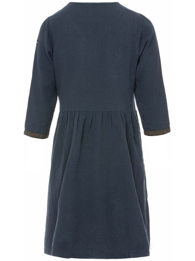 Robe manches longues - Terre de Marins Bleu - Kiabi